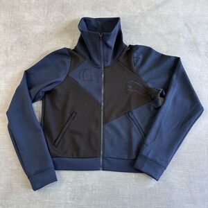 GOOP x PUMA Track Jacket Womens Medium‎ Black Navy Performance Gym Athleisure